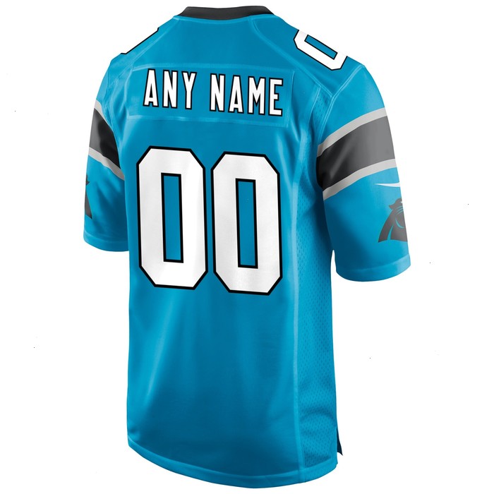 Carolina Panthers Nike Alternate Custom Game Jersey - Blue