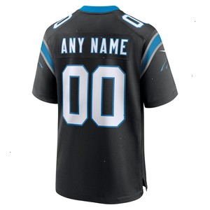 Carolina Panthers Nike Custom Game Jersey - Black V1