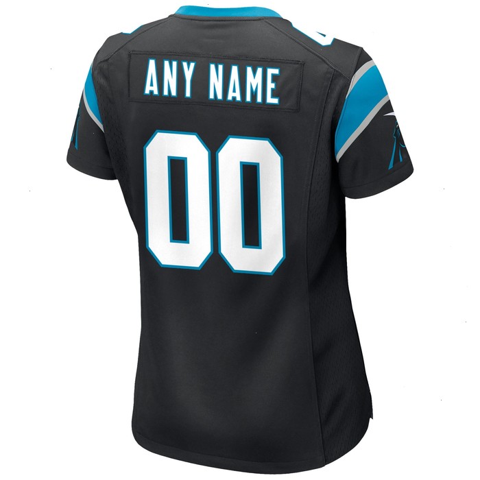 Carolina Panthers Nike Women's Custom Game Jersey - Black V1