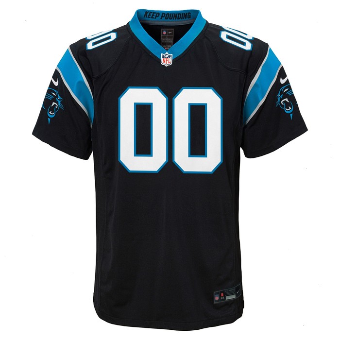 Carolina Panthers Nike Youth Custom Game Jersey - Black