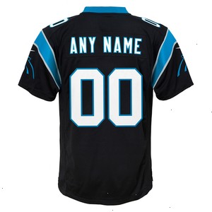  Carolina Panthers Nike Youth Custom Game Jersey - Black