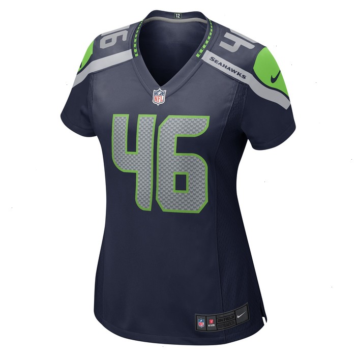 Carson Tinker Seattle Seahawks Nike Women's Home Game Player Jersey - College Navy