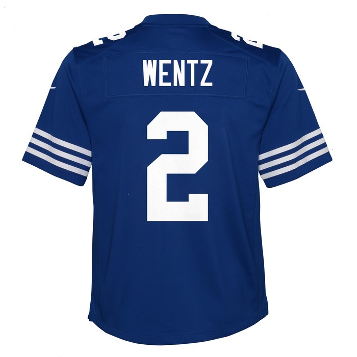 Carson Wentz Indianapolis Colts Nike Youth Alternate Game Jersey - Royal