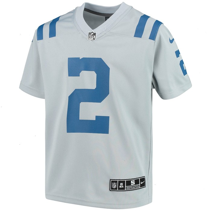 Carson Wentz Indianapolis Colts Nike Youth Inverted Team Game Jersey - Gray