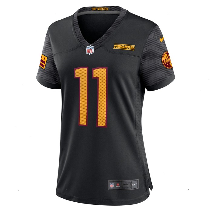 Carson Wentz Washington Commanders Nike Women's Alternate Game Player Jersey - Black