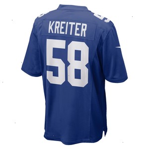 Casey Kreiter New York Giants Nike Game Jersey - Royal