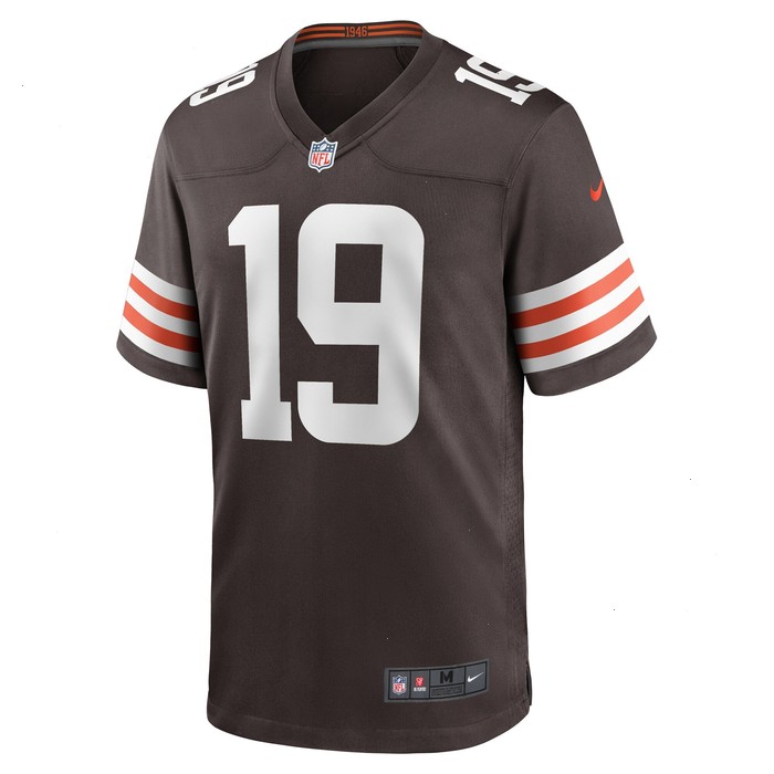 Cedric Tillman Cleveland Browns Nike 2023 NFL Draft Pick Game Jersey - Brown