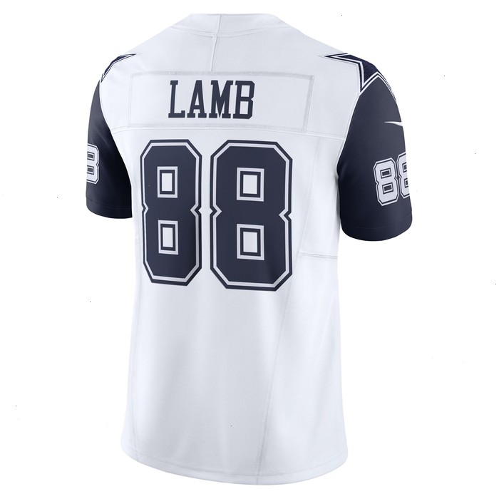 CeeDee Lamb Dallas Cowboys Nike Vapor F.U.S.E. Limited Jersey - White V1