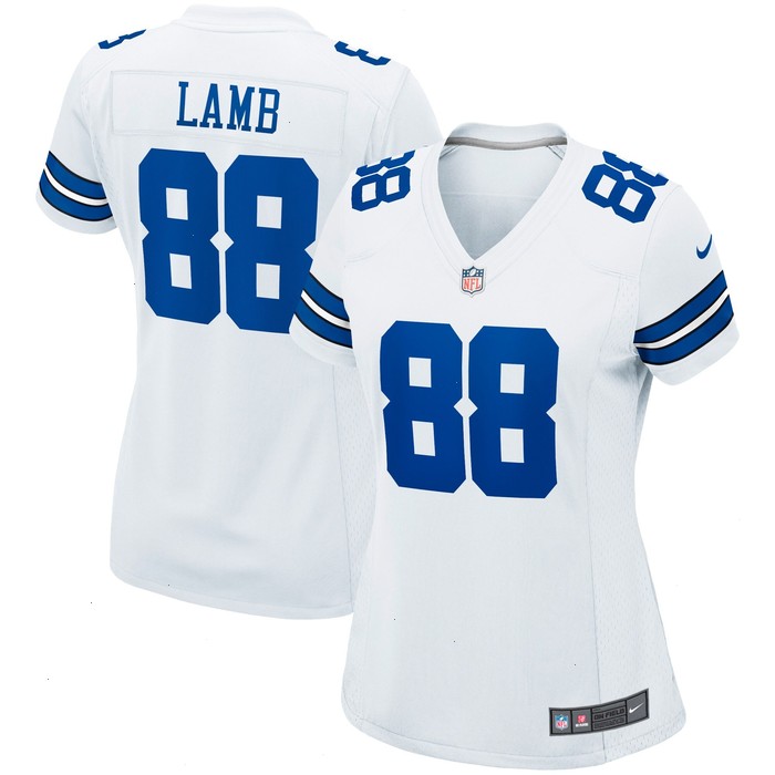 CeeDee Lamb Dallas Cowboys Nike Women's Game Jersey - White