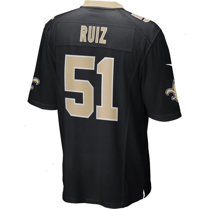 Cesar Ruiz New Orleans Saints Nike Game Jersey - Black