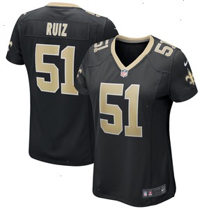 Cesar Ruiz New Orleans Saints Nike Women's Game Jersey - Black