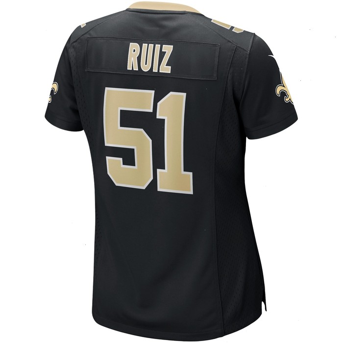 Cesar Ruiz New Orleans Saints Nike Women's Game Jersey - Black