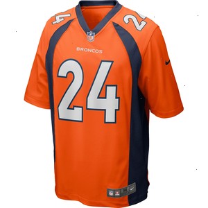 Champ Bailey Denver Broncos Nike Game Retired Player Jersey - Orange