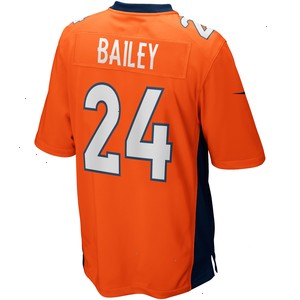 Champ Bailey Denver Broncos Nike Game Retired Player Jersey - Orange