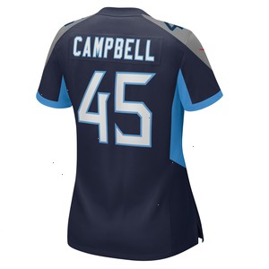 Chance Campbell Tennessee Titans Nike Women's Player Game Jersey - Navy