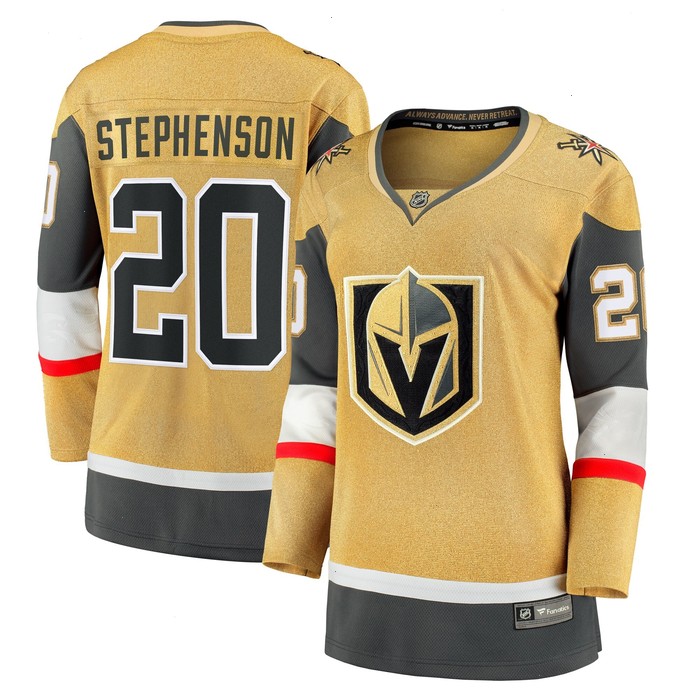 Chandler Stephenson Vegas Golden Knights Women's Fanatics Branded Home Breakaway Jersey - Gold