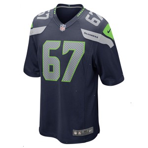 Charles Cross Seattle Seahawks Nike Player Game Jersey - Navy