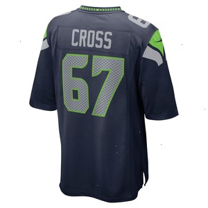 Charles Cross Seattle Seahawks Nike Player Game Jersey - Navy