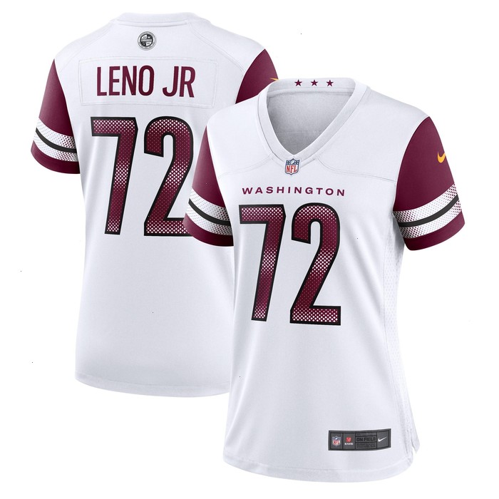 Charles Leno Jr. Washington Commanders Nike Women's Away Game Player Jersey - White