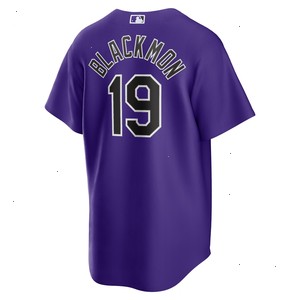 Charlie Blackmon Colorado Rockies Nike Alternate Replica Player Name Jersey - Purple