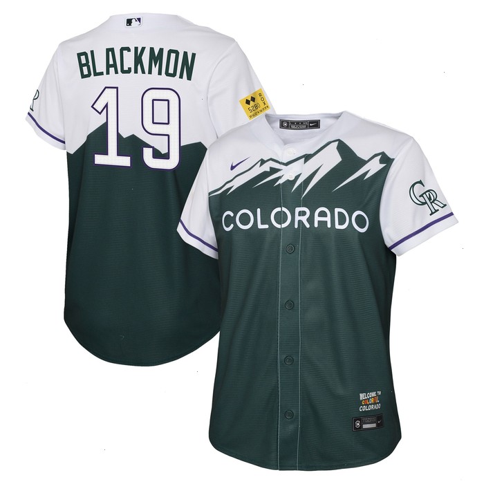 Charlie Blackmon Colorado Rockies Nike Youth 2022 City Connect Replica Player Jersey - Green