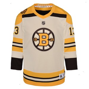 Charlie Coyle Boston Bruins Youth 100th Anniversary Replica Player Jersey - Cream