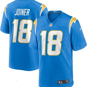 Charlie Joiner Los Angeles Chargers Nike Game Retired Player Jersey - Powder Blue