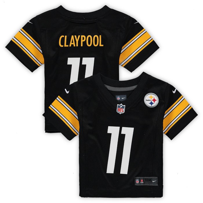 Chase Claypool Pittsburgh Steelers Nike Infant Game Jersey - Black