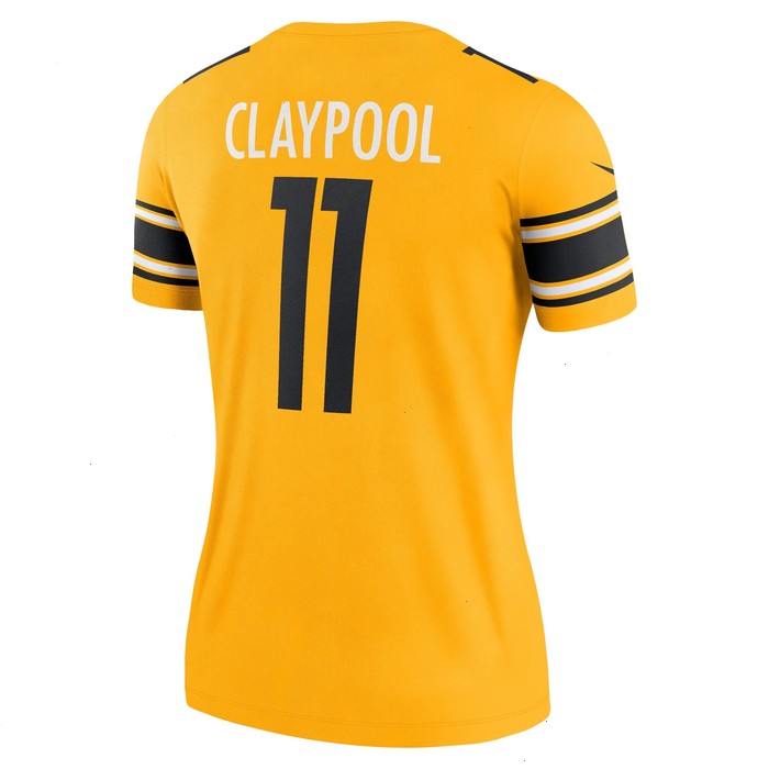 Chase Claypool Pittsburgh Steelers Nike Women's Inverted Legend Game Jersey - Gold