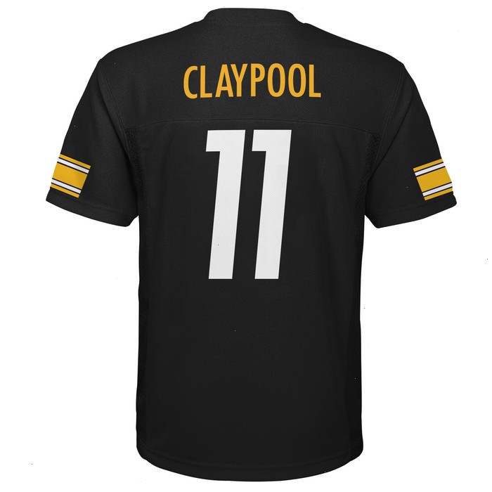 Chase Claypool Pittsburgh Steelers Youth Replica Player Jersey - Black