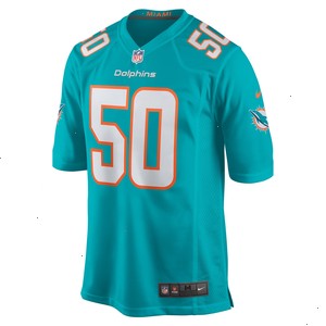 Chase Winovich Miami Dolphins Nike Team Game Jersey - Aqua