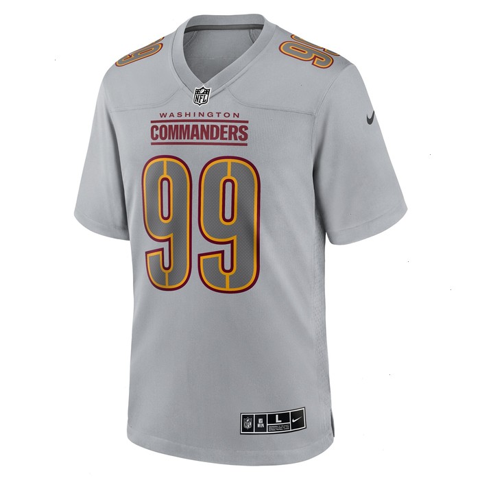 Chase Young Washington Commanders Nike Atmosphere Fashion Game Jersey - Gray