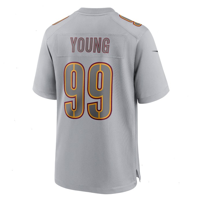 Chase Young Washington Commanders Nike Atmosphere Fashion Game Jersey - Gray