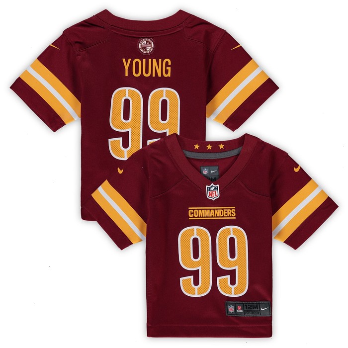 Chase Young Washington Commanders Nike Infant Game Jersey - Burgundy