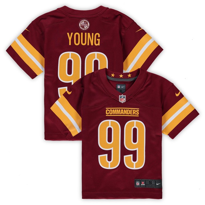 Chase Young Washington Commanders Nike Preschool Game Jersey - Burgundy