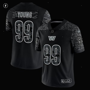 Chase Young Washington Commanders Nike RFLCTV Limited Jersey - Black