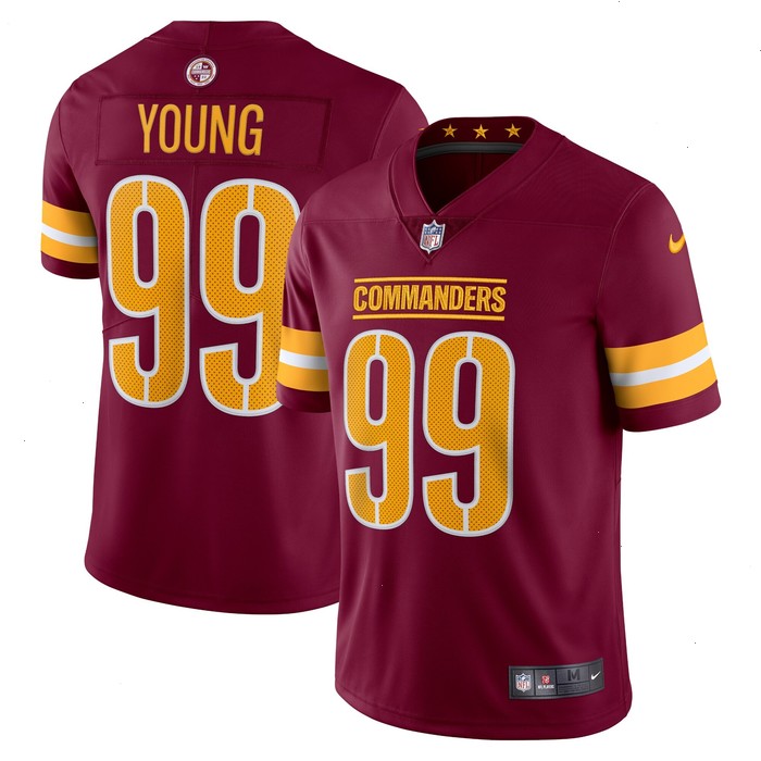 Chase Young Washington Commanders Nike Vapor Limited Jersey - Burgundy