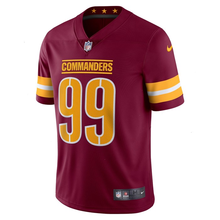 Chase Young Washington Commanders Nike Vapor Limited Jersey - Burgundy