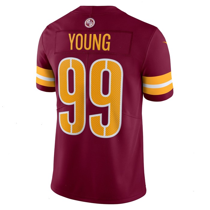 Chase Young Washington Commanders Nike Vapor Limited Jersey - Burgundy