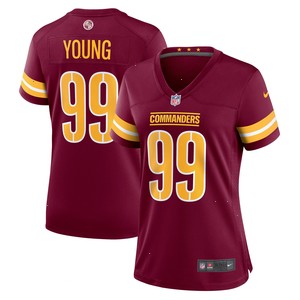 Chase Young Washington Commanders Nike Women's Player Jersey - Burgundy V1