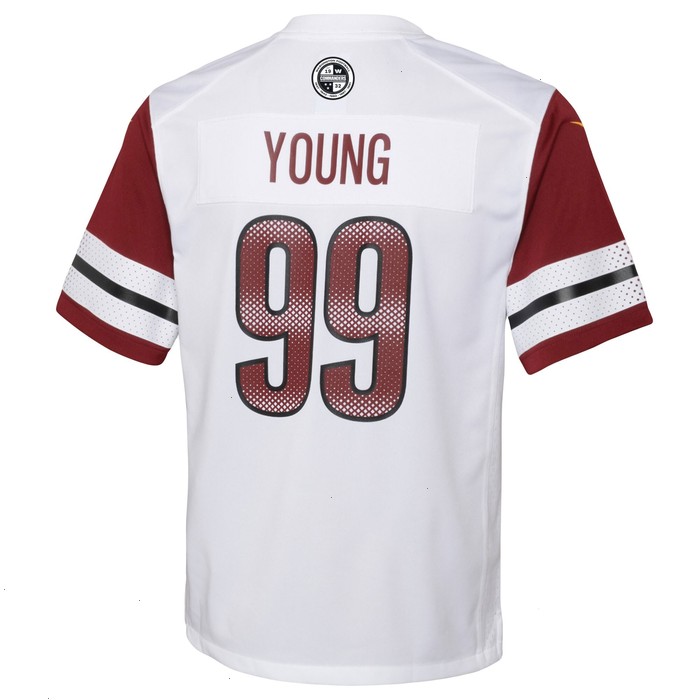 Chase Young Washington Commanders Nike Youth Game Jersey - White