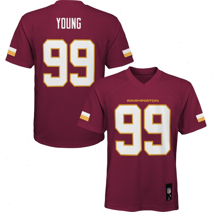 Chase Young Washington Commanders Preschool Replica Player Jersey - Burgundy