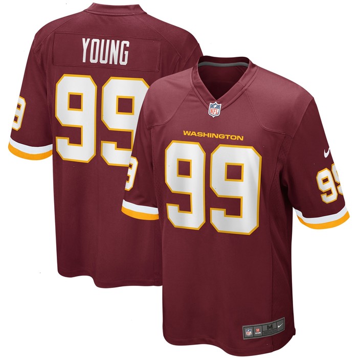 Chase Young Washington Football Team Nike Player Game Jersey - Burgundy