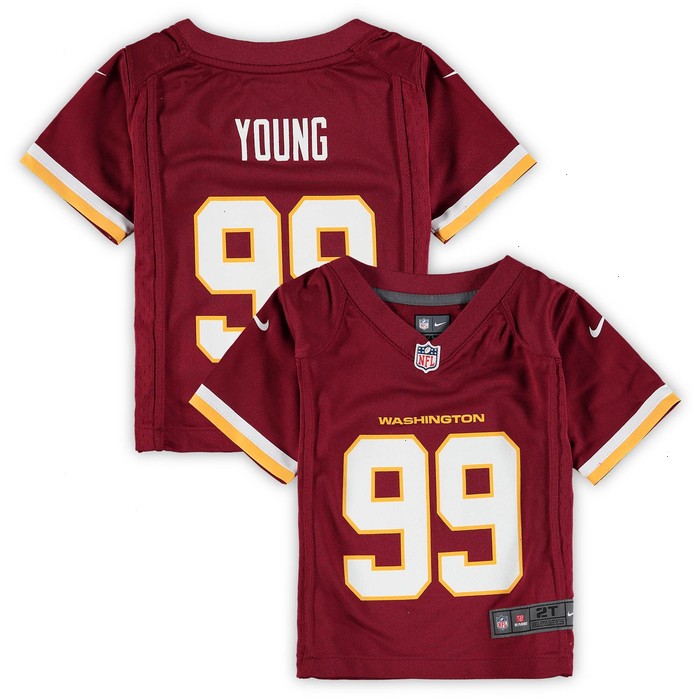 Chase Young Washington Football Team Nike Toddler Game Jersey - Burgundy