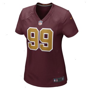 Chase Young Washington Football Team Nike Women's Alternate Game Jersey - Burgundy