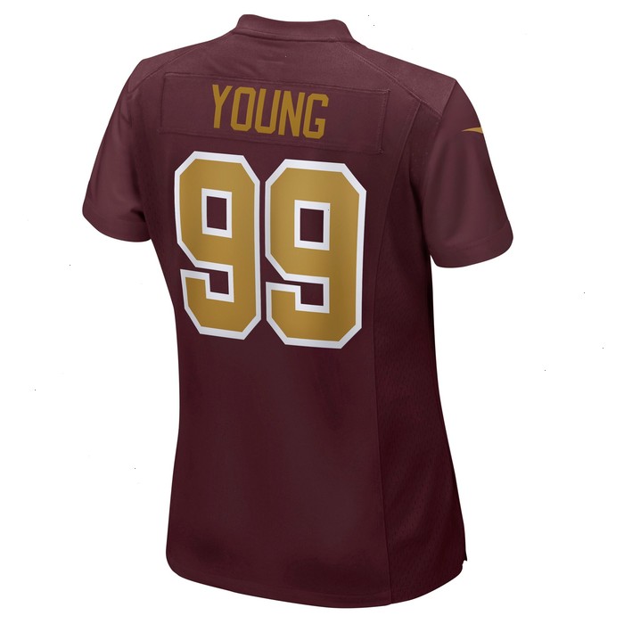 Chase Young Washington Football Team Nike Women's Alternate Game Jersey - Burgundy