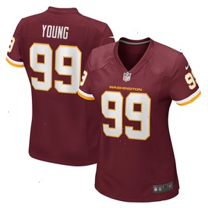 Chase Young Washington Football Team Nike Women's Game Jersey - Burgundy