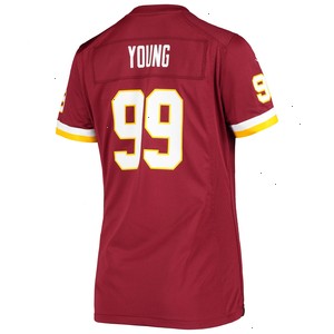 Chase Young Washington Football Team Nike Women's Player Game Jersey - Burgundy