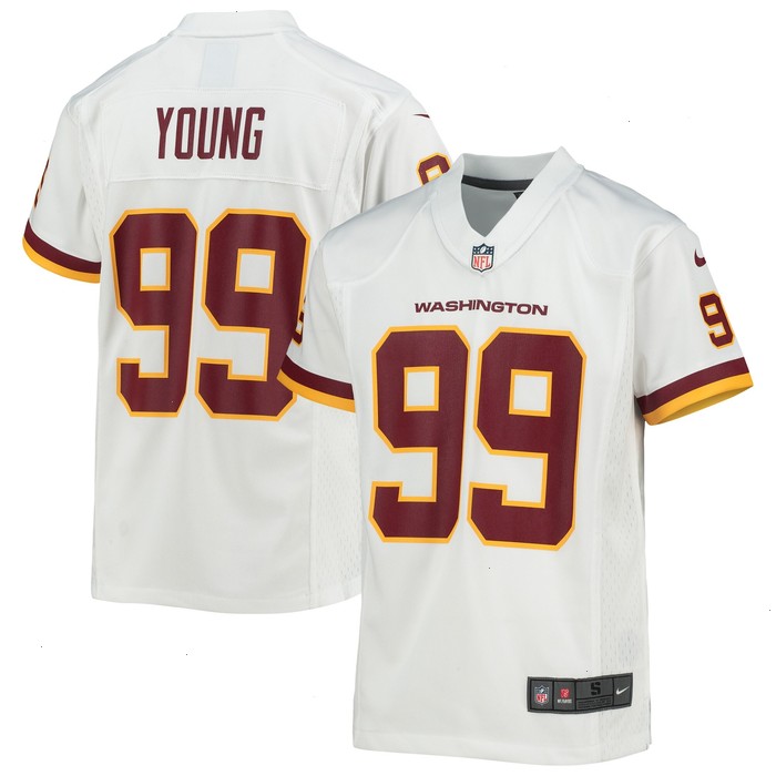 Chase Young Washington Football Team Nike Youth Game Jersey - White