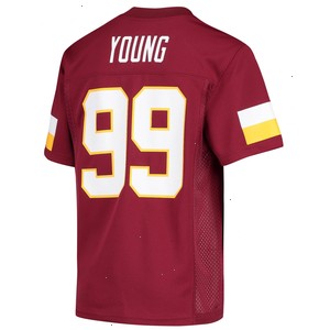 Chase Young Washington Football Team Youth Replica Player Jersey - Burgundy